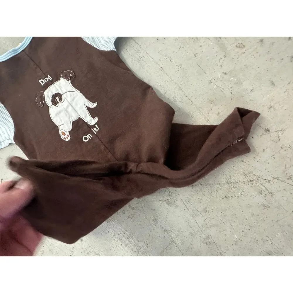 Vintage Sweet Potato’s Pug Romper 6m